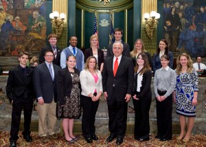 4-16-13_Widener_University_students with Senator Pileggi